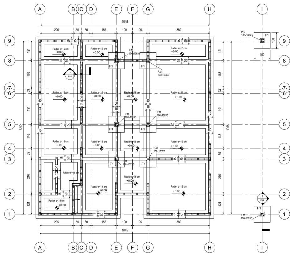 Empresa de ingeniería, planos estructurales